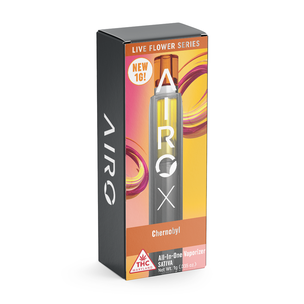 Photograph of product: Chernobyl Disposable 1g - AiroX Live Flower Series