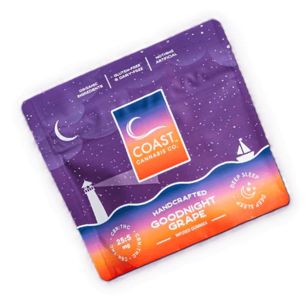 Photograph of product: Goodnight Grape 5:1 (CBN:TH-oui) | Gummies | 100mg