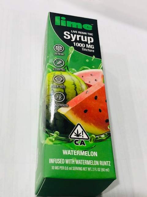 Photograph of product: WATERMELON 1000 MG LIVE RESIN TINCTURE - 1000 MG