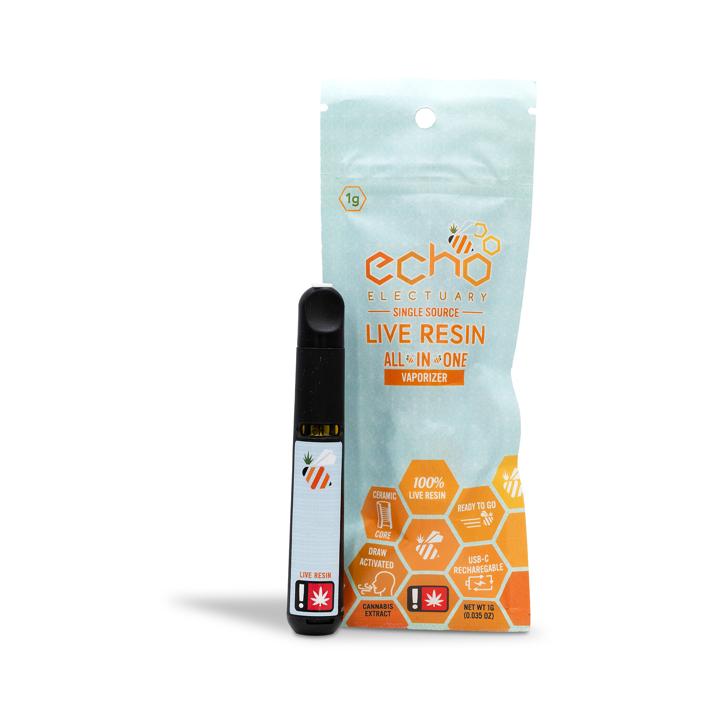 Photograph of product: Echo - Blue Unicorn Poop LR Disposable Pod