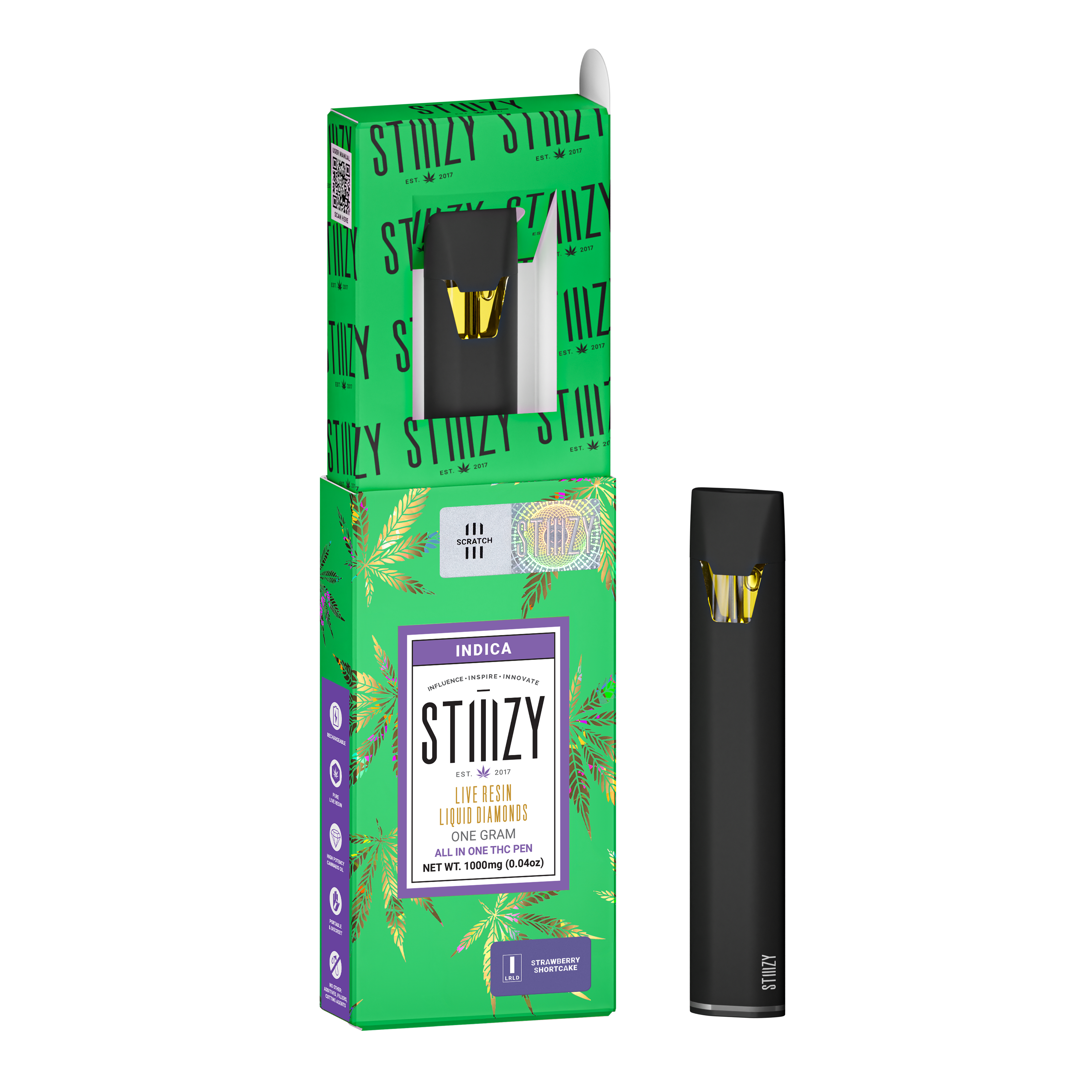 Photograph of product: Strawberry Cough | Disposable Vape | 1g
