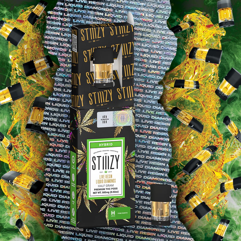 Photograph of product: PINK RUNTZ - 0.5G LIQUID DIAMOND POD