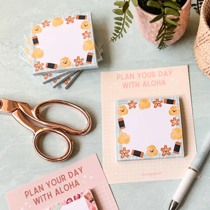 Photograph of product: Design Jord - Sticky Notes - Popcorn & Arare