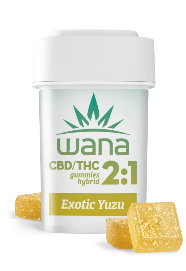 Photograph of product: 2:1 Exotic Yuzu (RVR) - 100mg - Wana Gummy