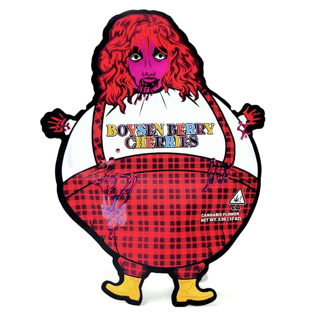 Photograph of product: Boysenberry Cherries 28% (I/H) 3.5g - Eighth