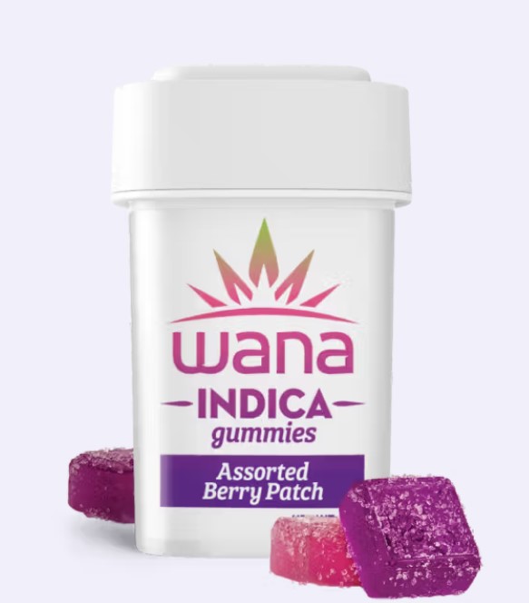 Photograph of product: Wana Gummies Assorted Berry Patch 100mg Indica