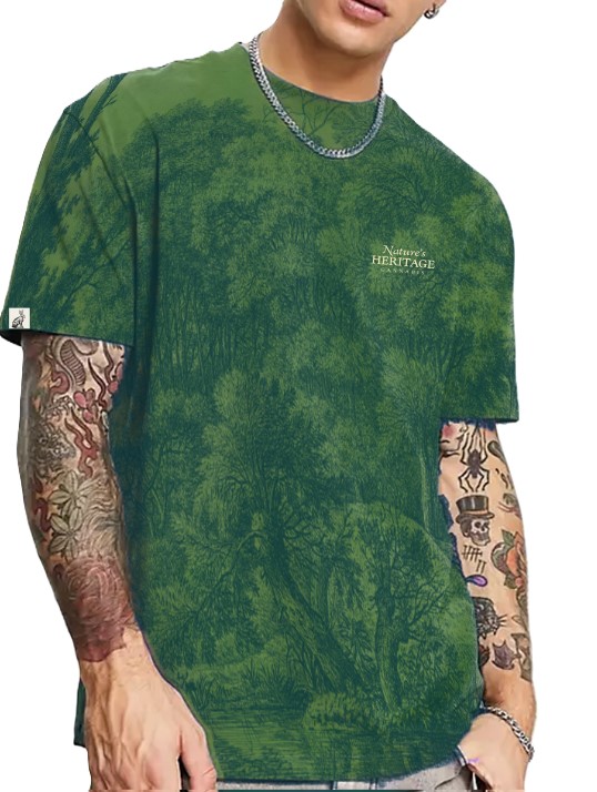 Photograph of product: Natures Heritage All-Over-Print Unisex Tee - 2XL
