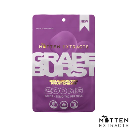 Photograph of product: REC Mitten - Grape Burst 200mg