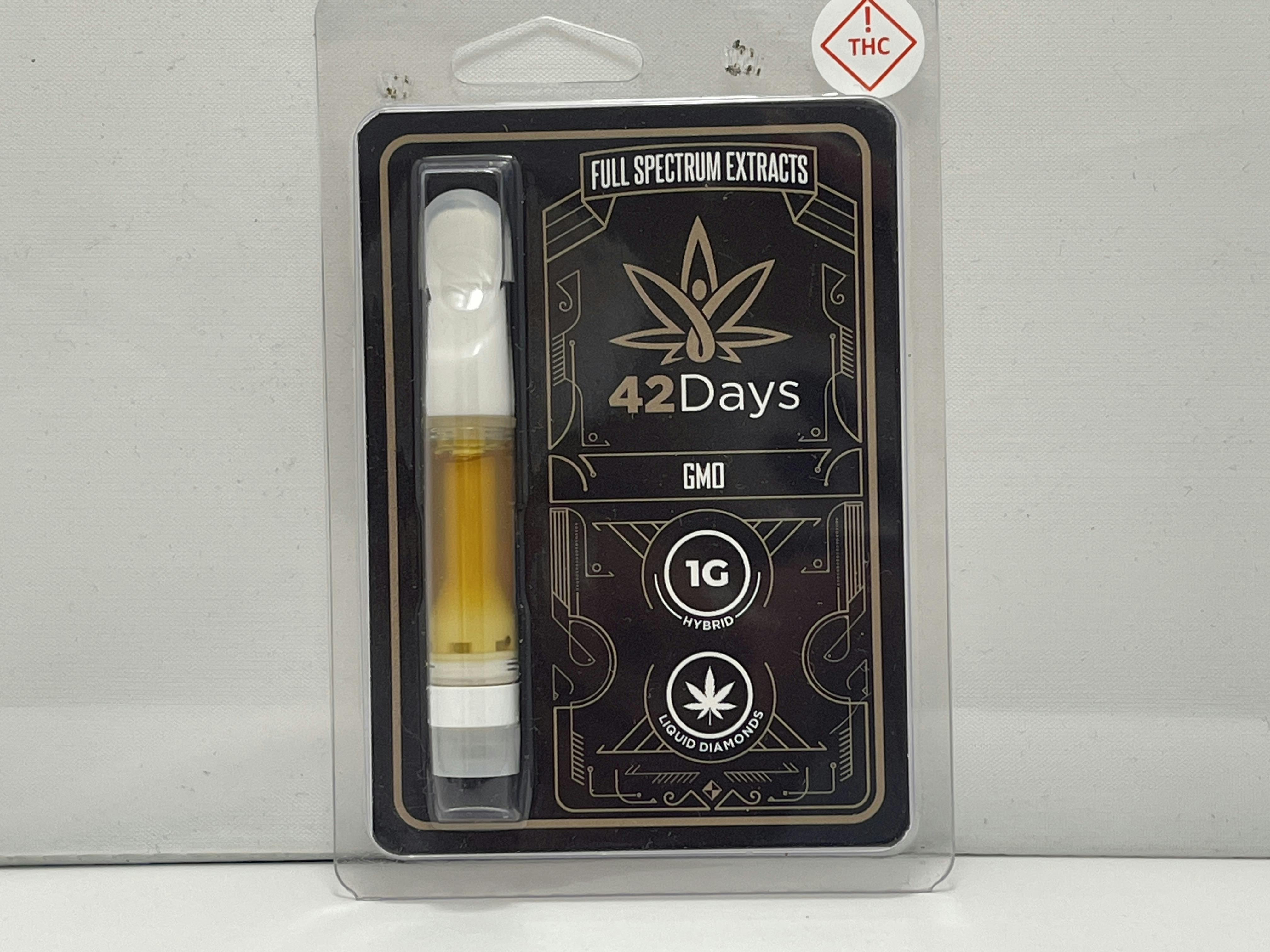 Photograph of product: 42 Days GMO 1g Cart