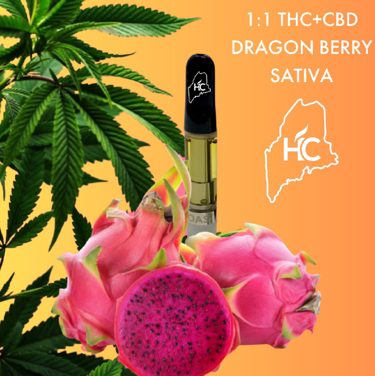 Photograph of product: 1:1 CBD/TH-oui Dragon Berry Cart (High Coast)