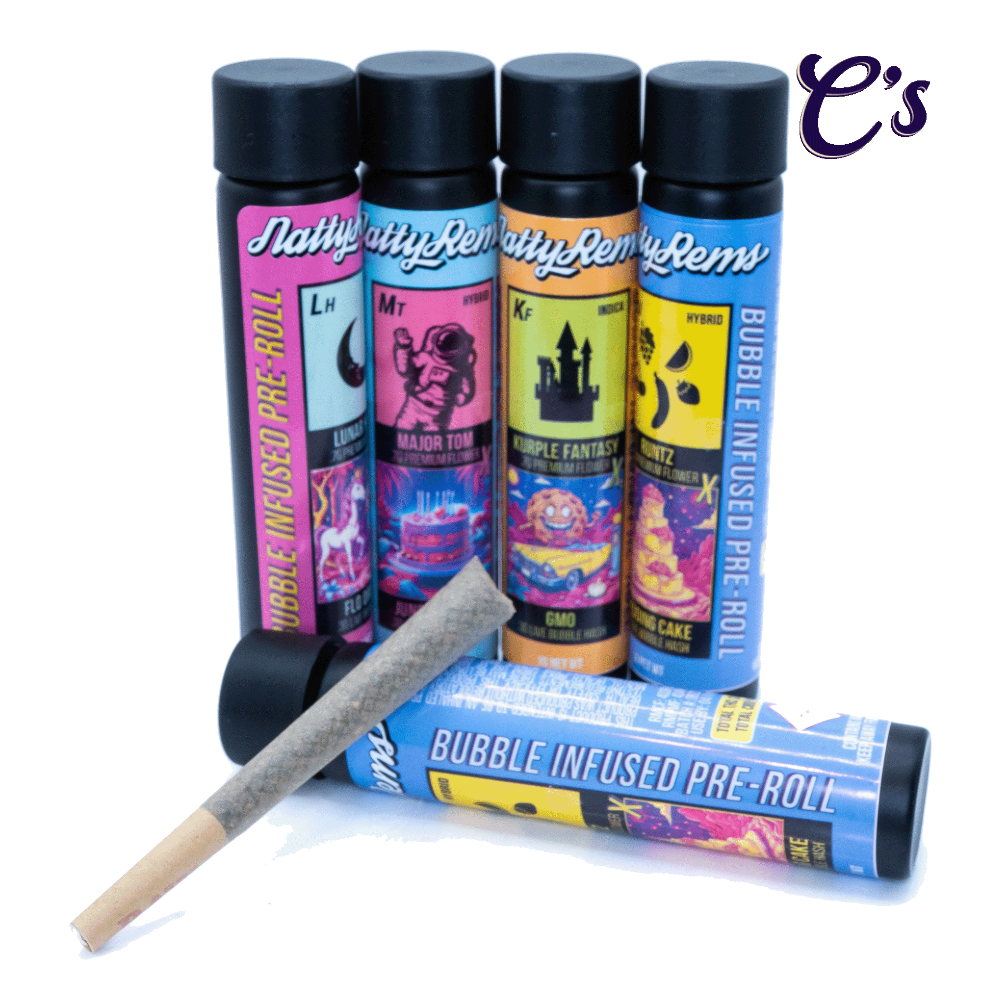 Photograph of product: Natty Rems | Bubble Joint (H) Grape Essence X Jungle Cake 1g