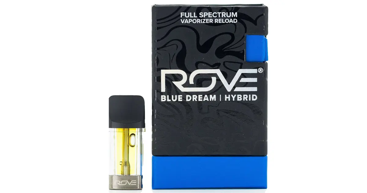 Photograph of product: Rove - Blue Dream Live Resin Diamonds - Vape Reload - 1g