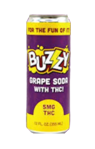 Photograph of product: Grape Soda | 5mg Infused Soda | Buzzy