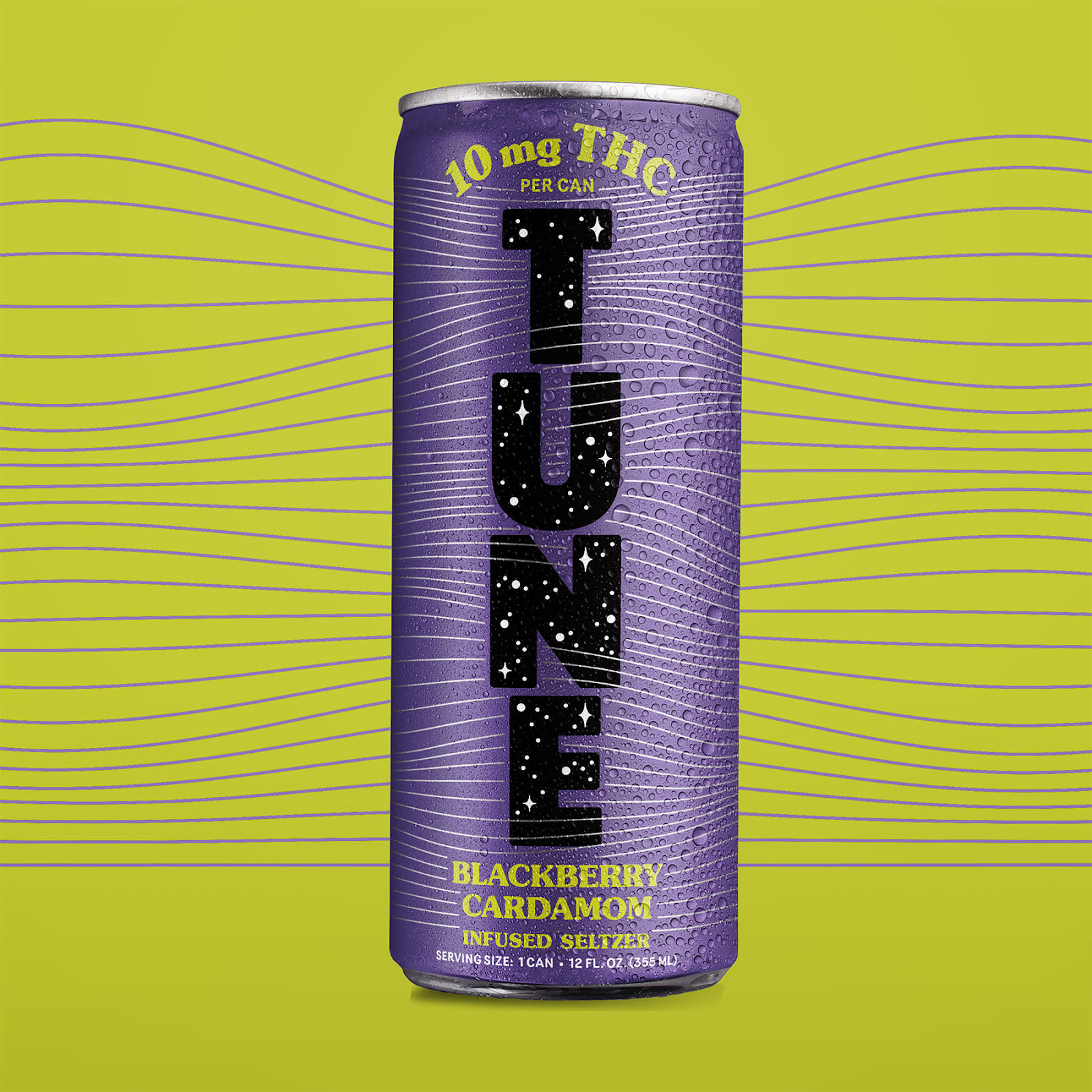 Photograph of product: Tune | Blackberry Cardamom | 10MG Seltzer
