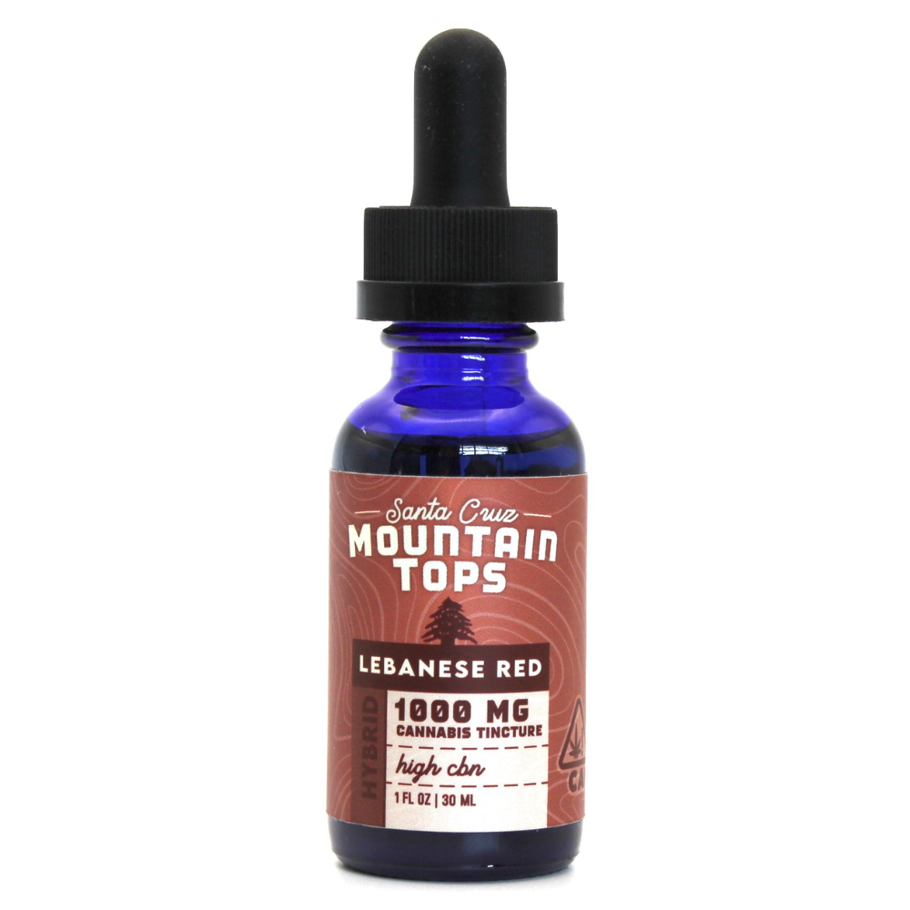 Photograph of product: SANTA CRUZ MOUNTAIN TOPS - LEBANESE RED HIGH CBN TINCTURE 30ML