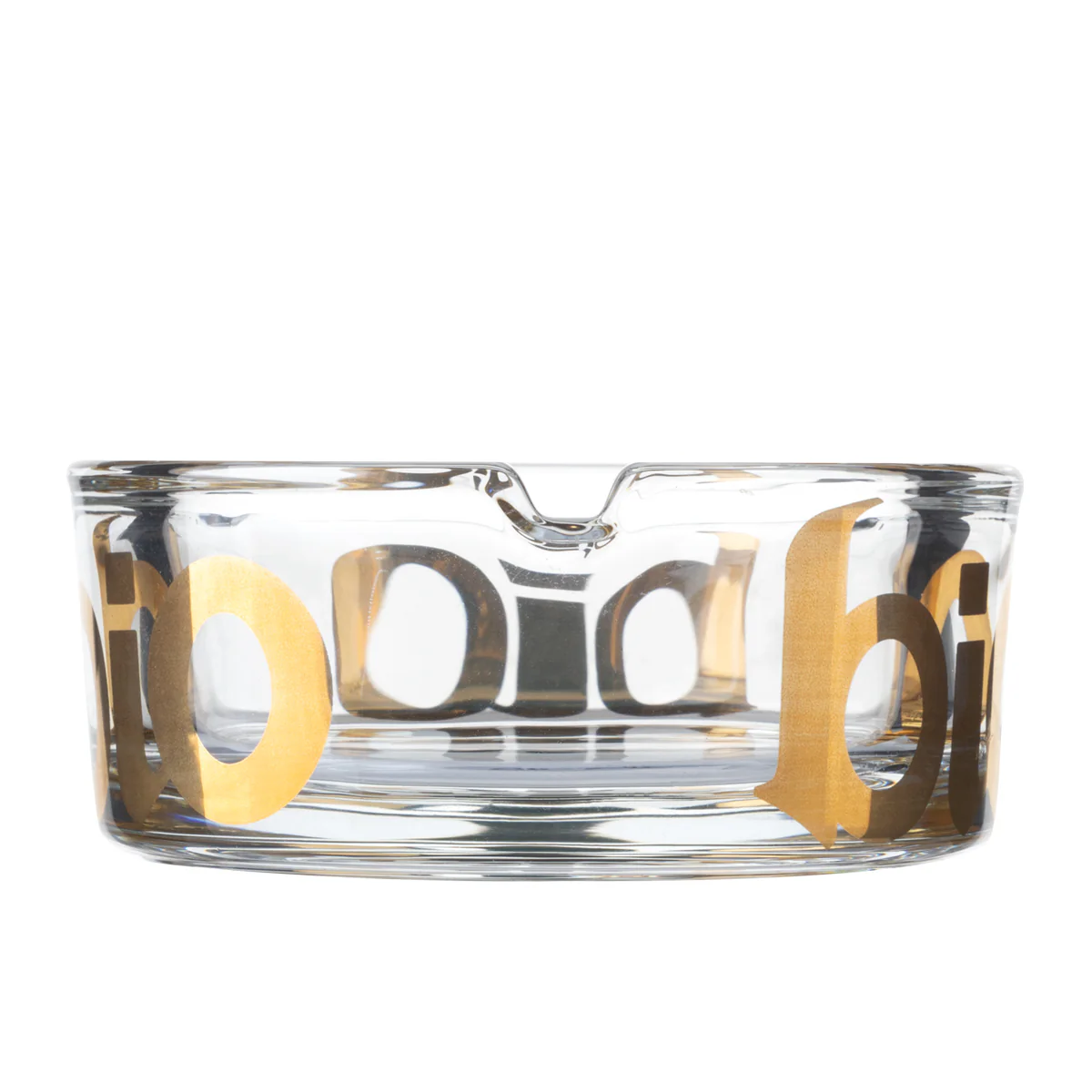 Photograph of product: BIO Glass Classic Ashtray 3" - Gold
