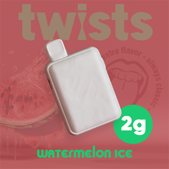 Photograph of product: Oil Twist Tugboat  - Watermelon Ice - Disposable - 2000mg