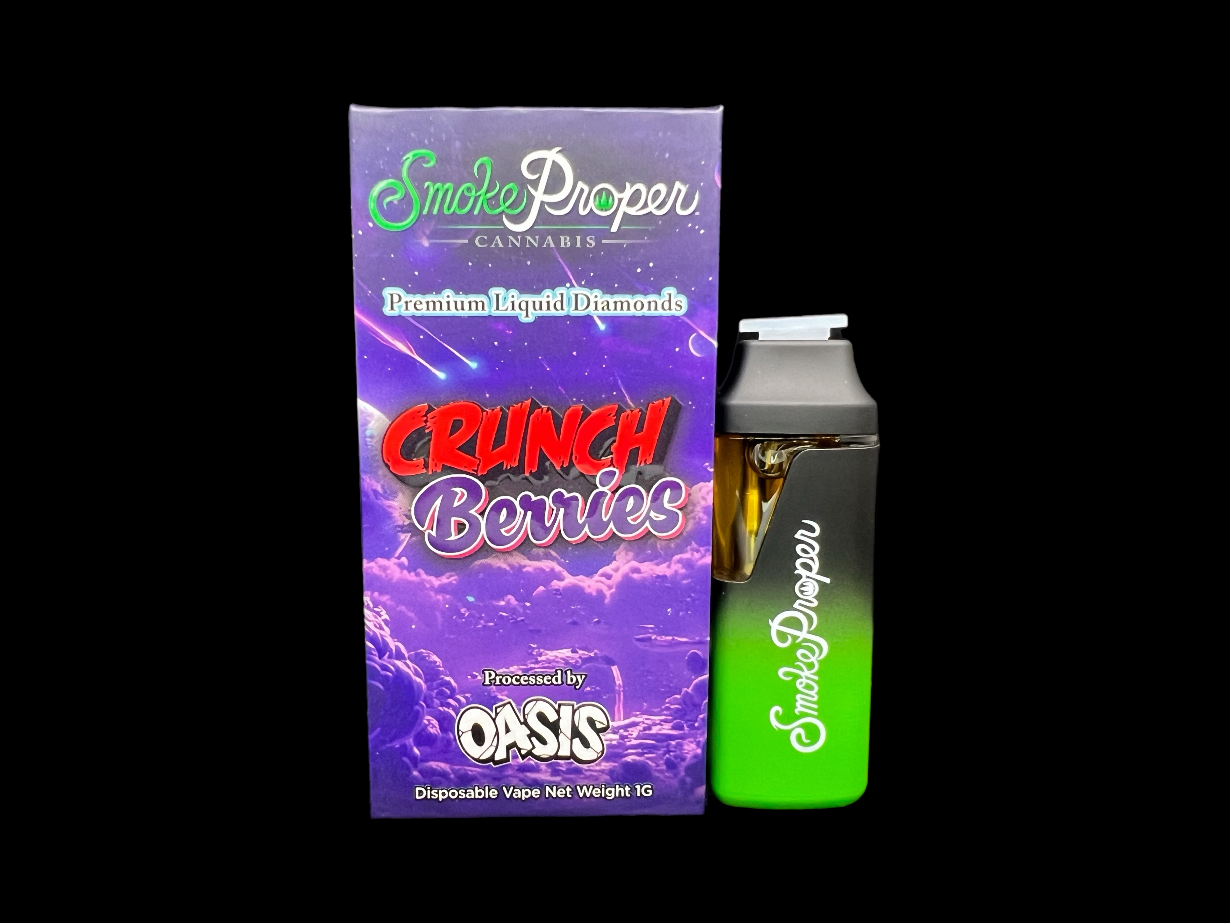 Photograph of product: Smoke Proper: Crunch Berries liquid Diamonds Disposable