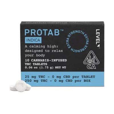 Photograph of product: Level Protabs Oui'd Tablets 250mg (I) [10pk] - 