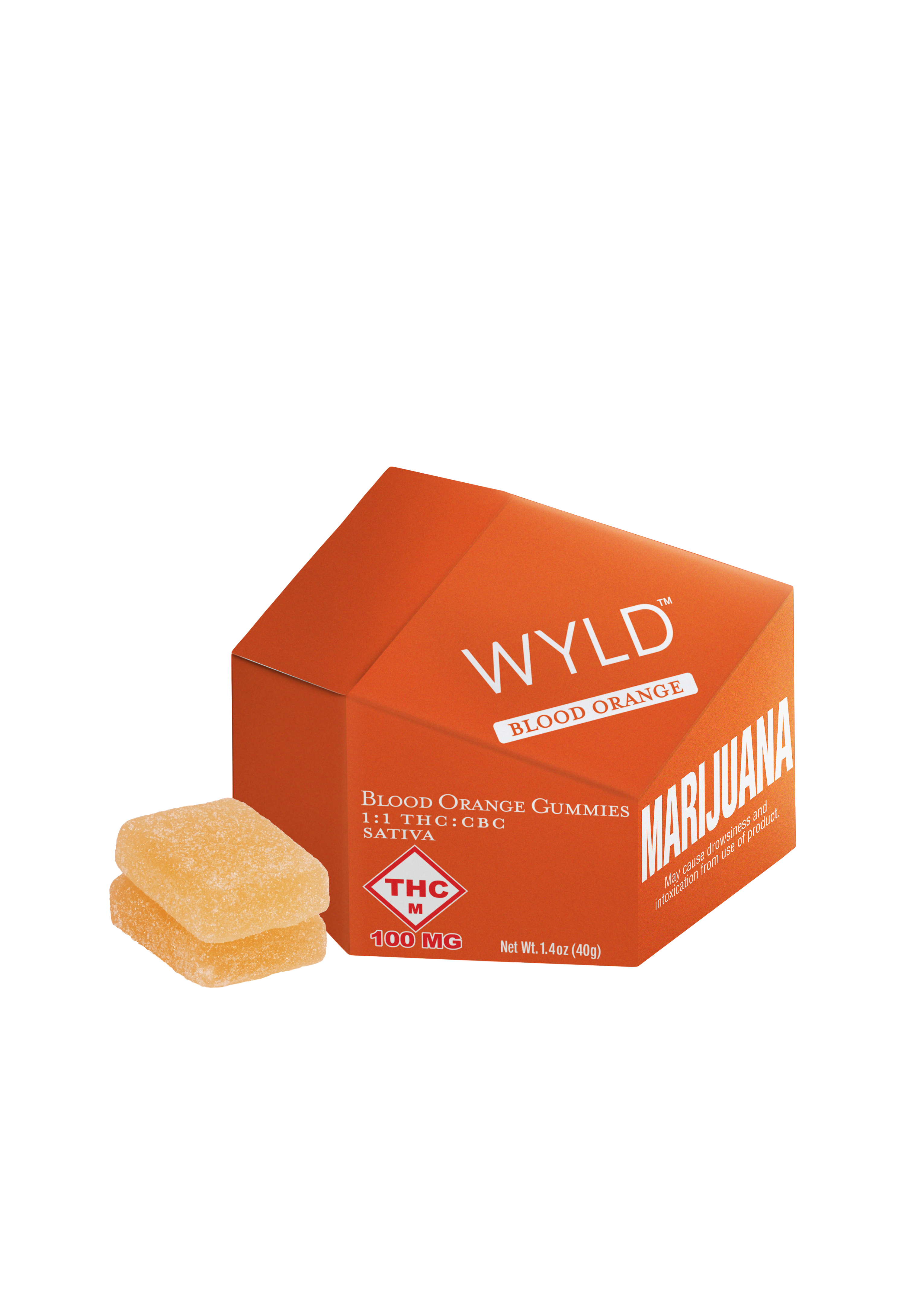 Photograph of product: Blood Orange 1:1 CBC | 100mg