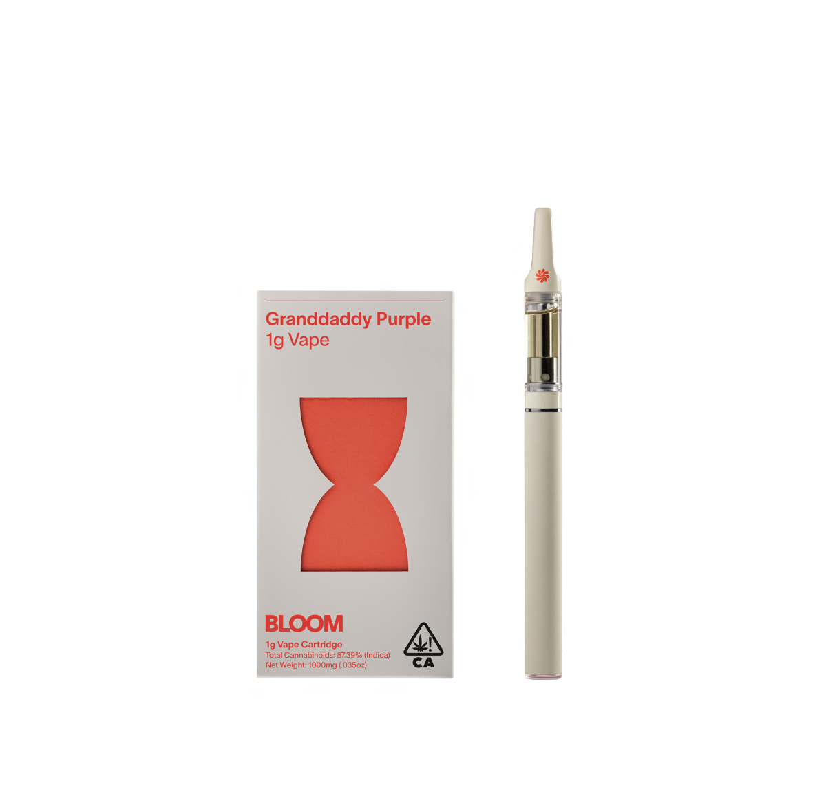 Photograph of product: Bloom Classic Granddaddy Purple 1g Cartridge