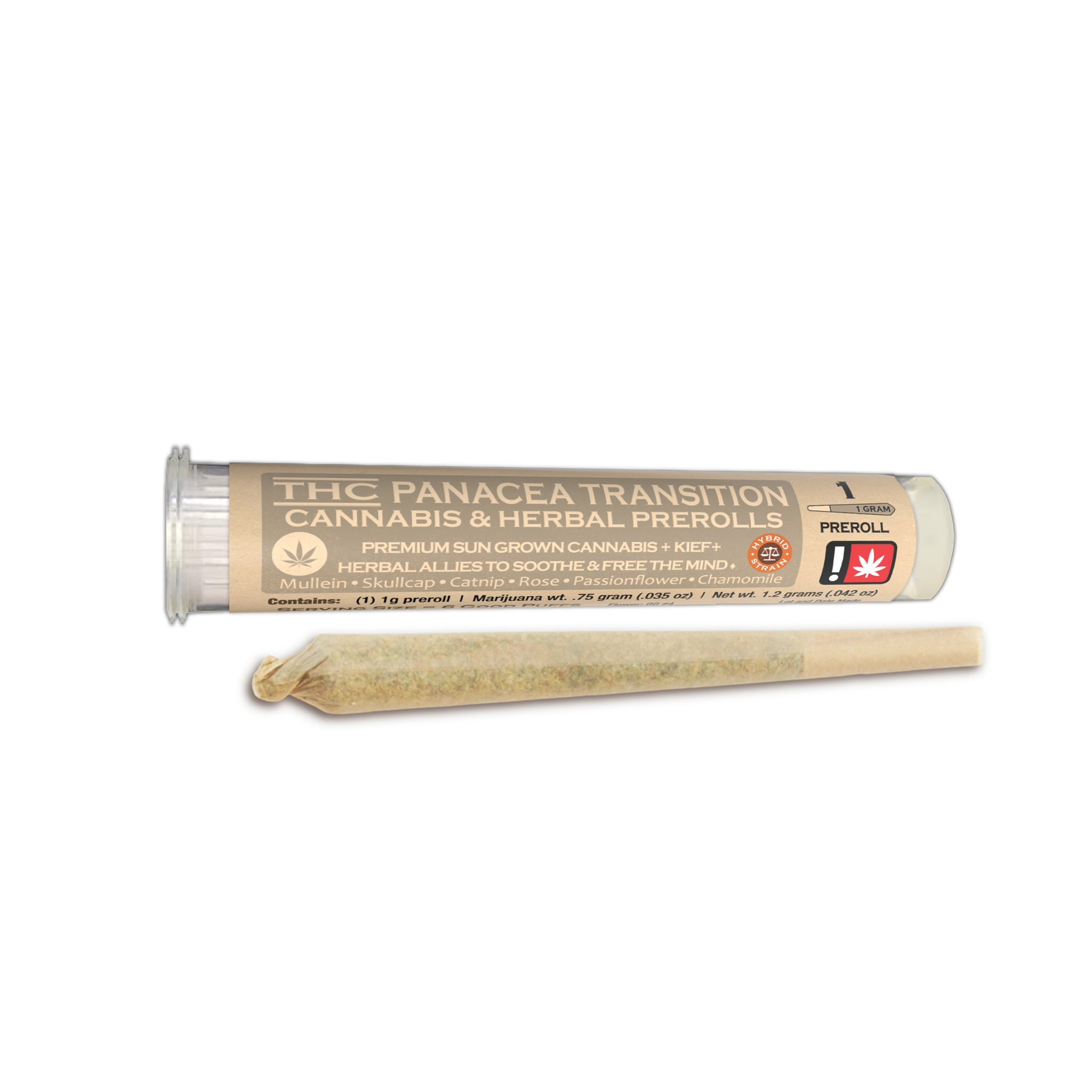 Photograph of product: Panacea Transition Pre-roll