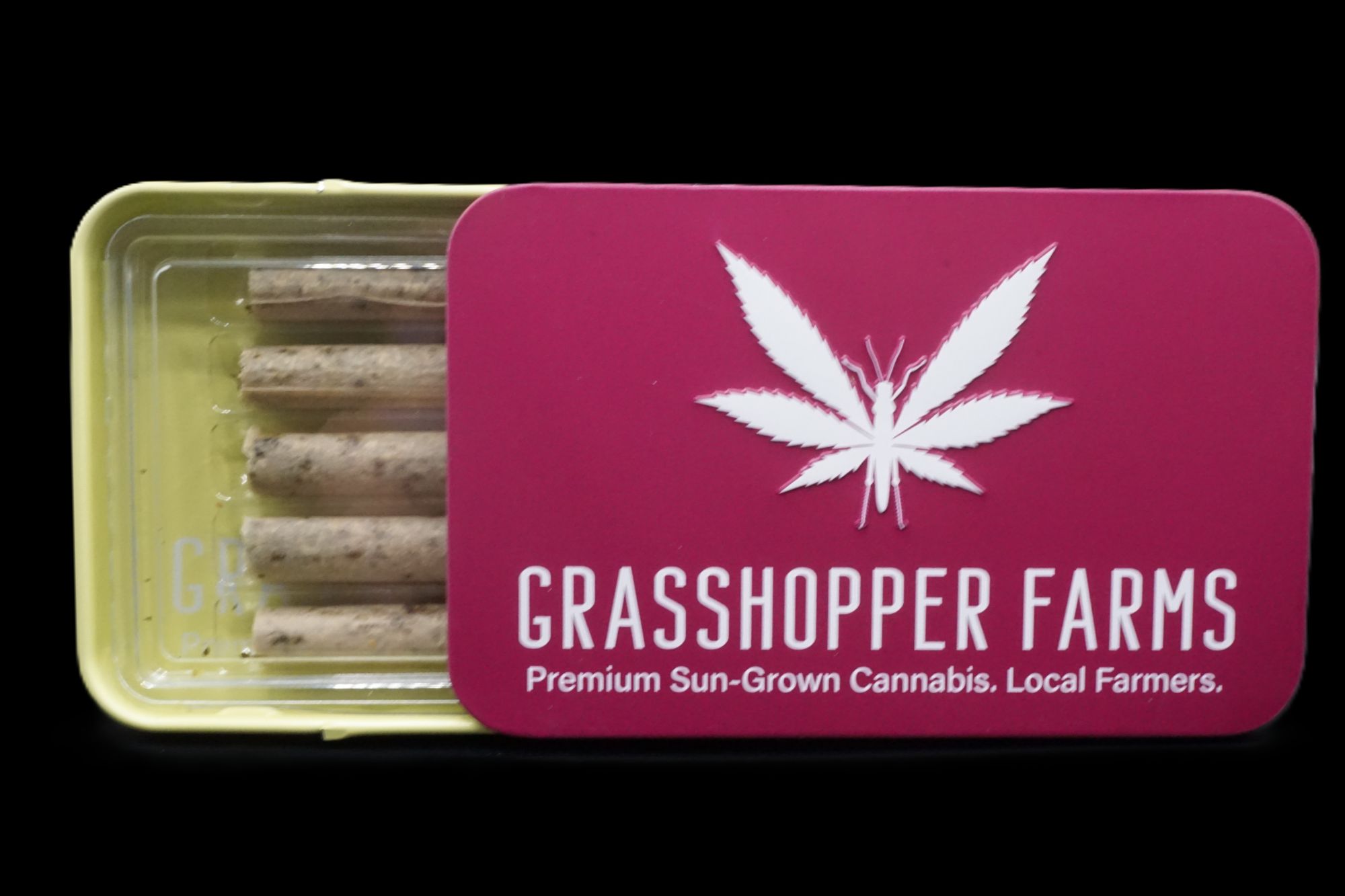 Photograph of product: Grasshopper Grape (5 x 1G Pre Roll)