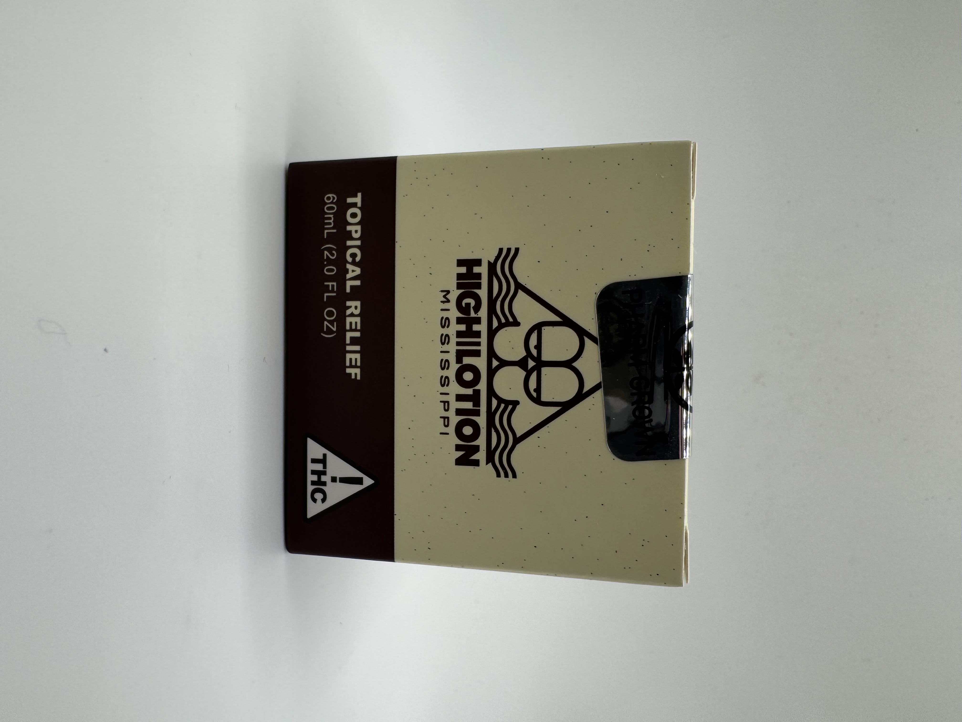 Photograph of product: High Lotion | Topical Relief