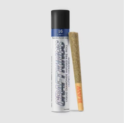 Photograph of product: Craft Kings Infused Oui'd Blend Pre-Roll