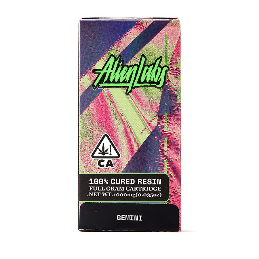 Photograph of product: ALIEN LABS - GEMINI 1G CURED RESIN CART