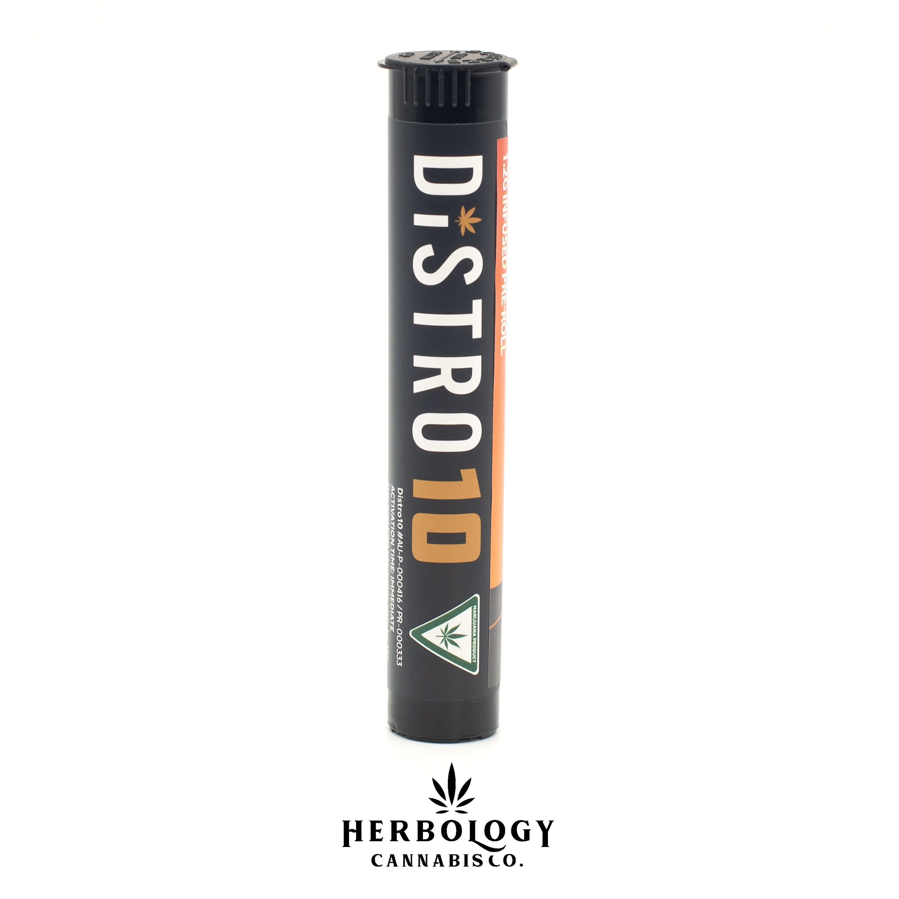 Photograph of product: Distro 10 | Rocket Stick | Infused Pre-Roll | Orange Creamsicle | 1.2g
