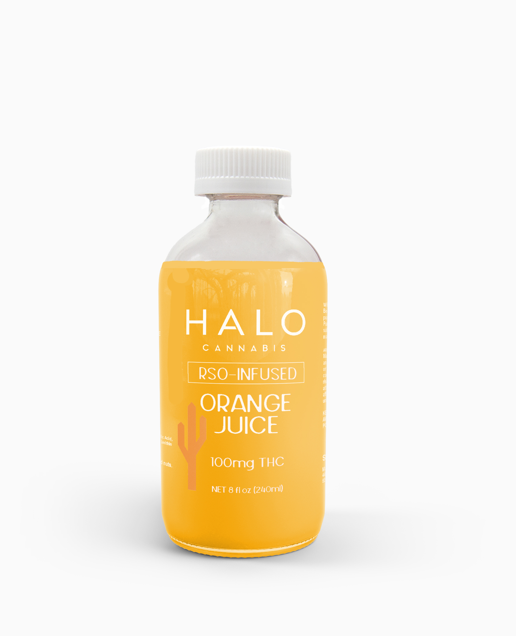 Photograph of product: Halo Oui'd RSO Infused Juice 100mg - Orange