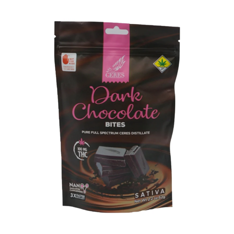 Photograph of product: 10pk Oui'd Dark Chocolate Bites c