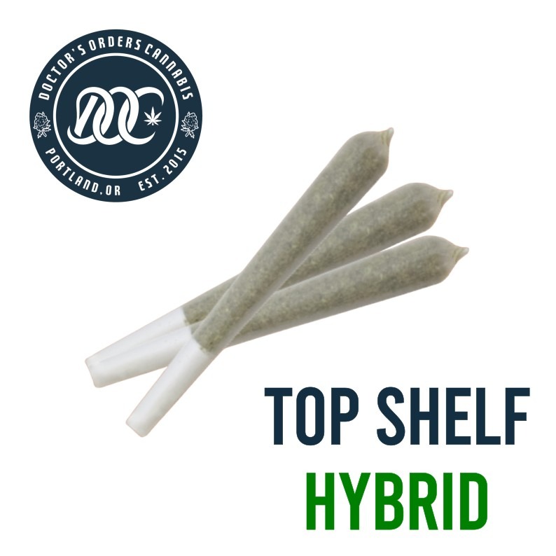 Photograph of product: 0.5g Top Shelf Pre-Roll -  Berry Pie