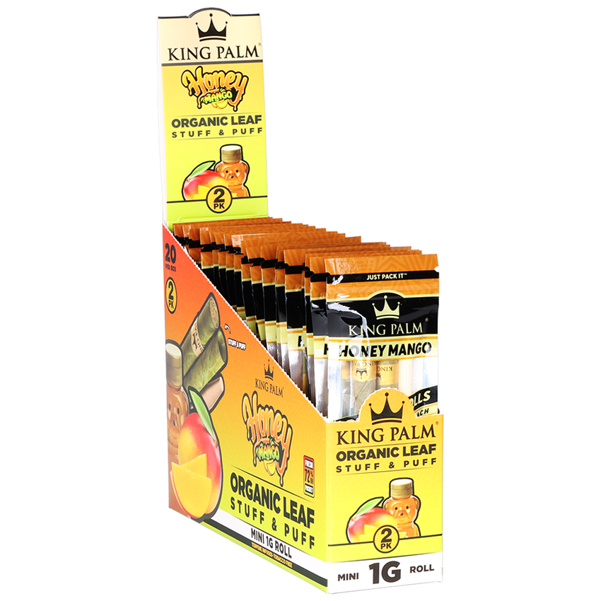Photograph of product: King Palm Hand Rolled Leaf | Mini | Honey Mango