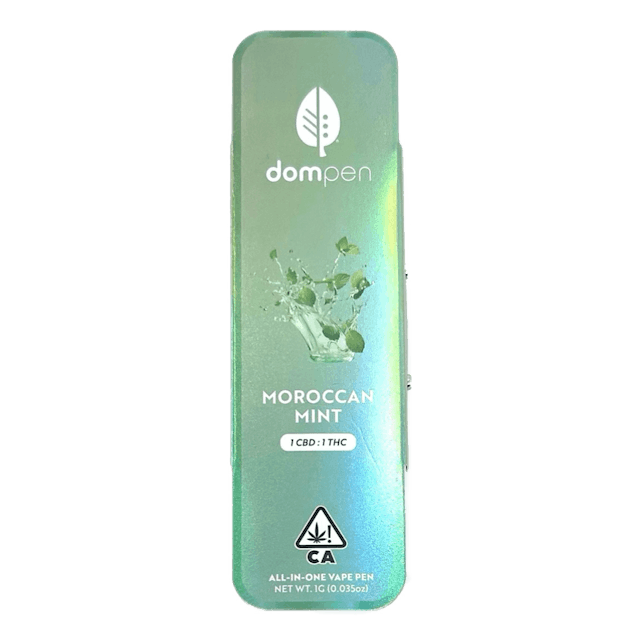Photograph of product: Moroccan Mint 1:1 TH-oui/CBD 1g AIO - 