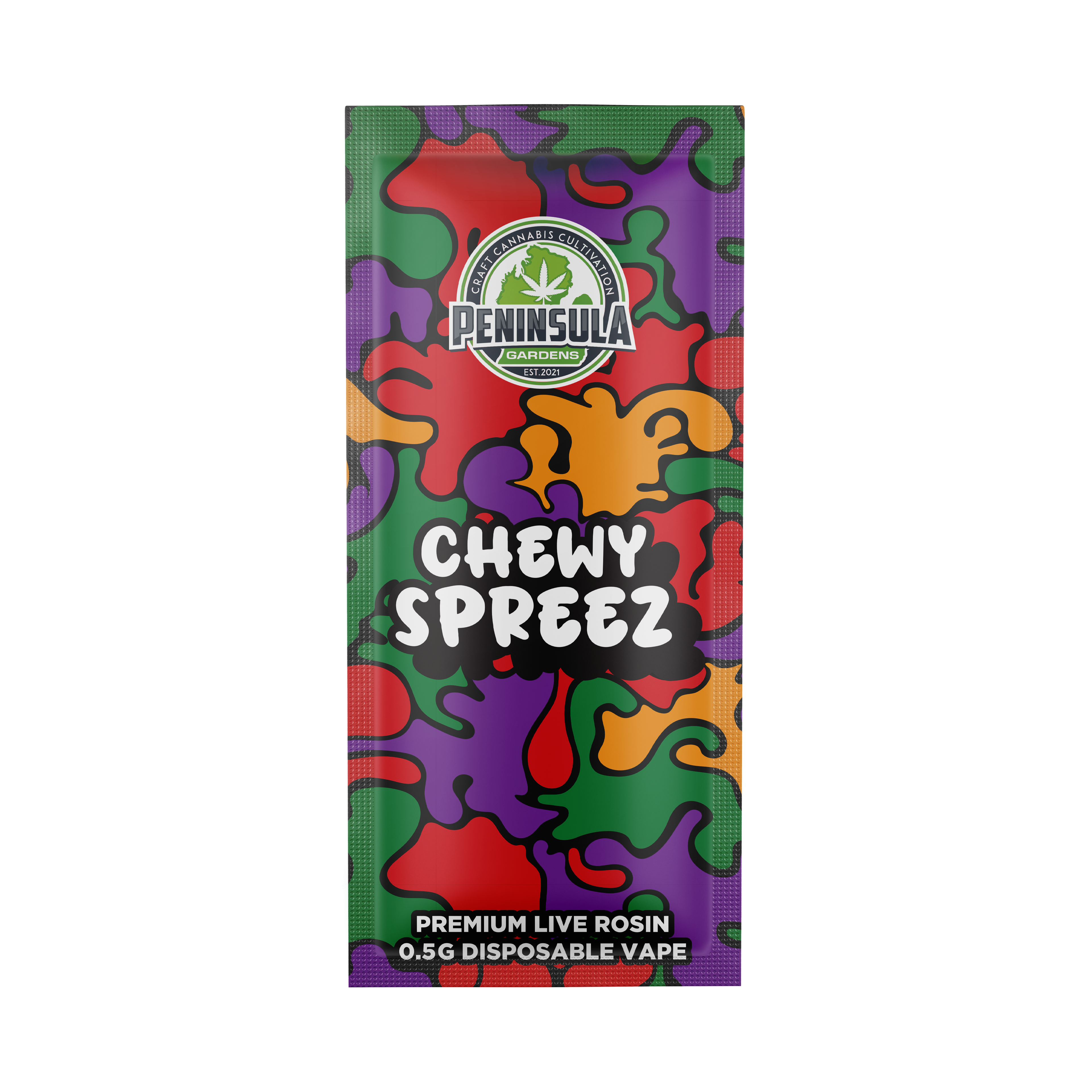 Photograph of product: Chewy Spreez | Live Rosin | Disposable