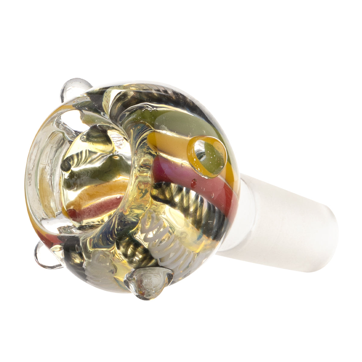 Photograph of product: Glass - 14mm Stripe Lattacino Bowl