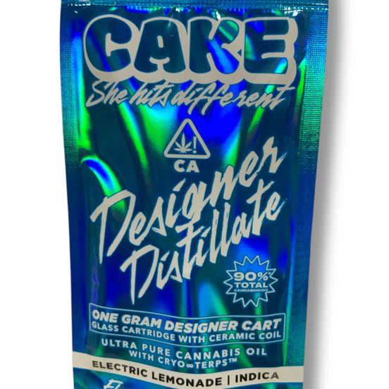 Photograph of product: Cake - Electric Lemonade 1g Designer Distillate Vape - 