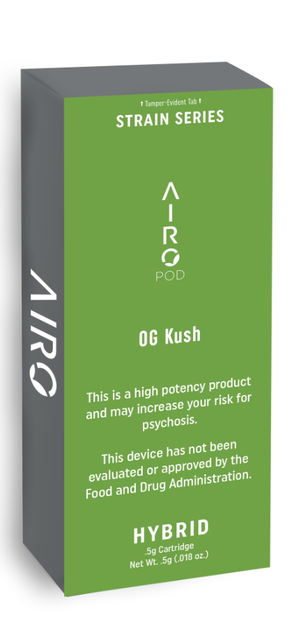 Photograph of product: OG Kush - Cartridge - 1g