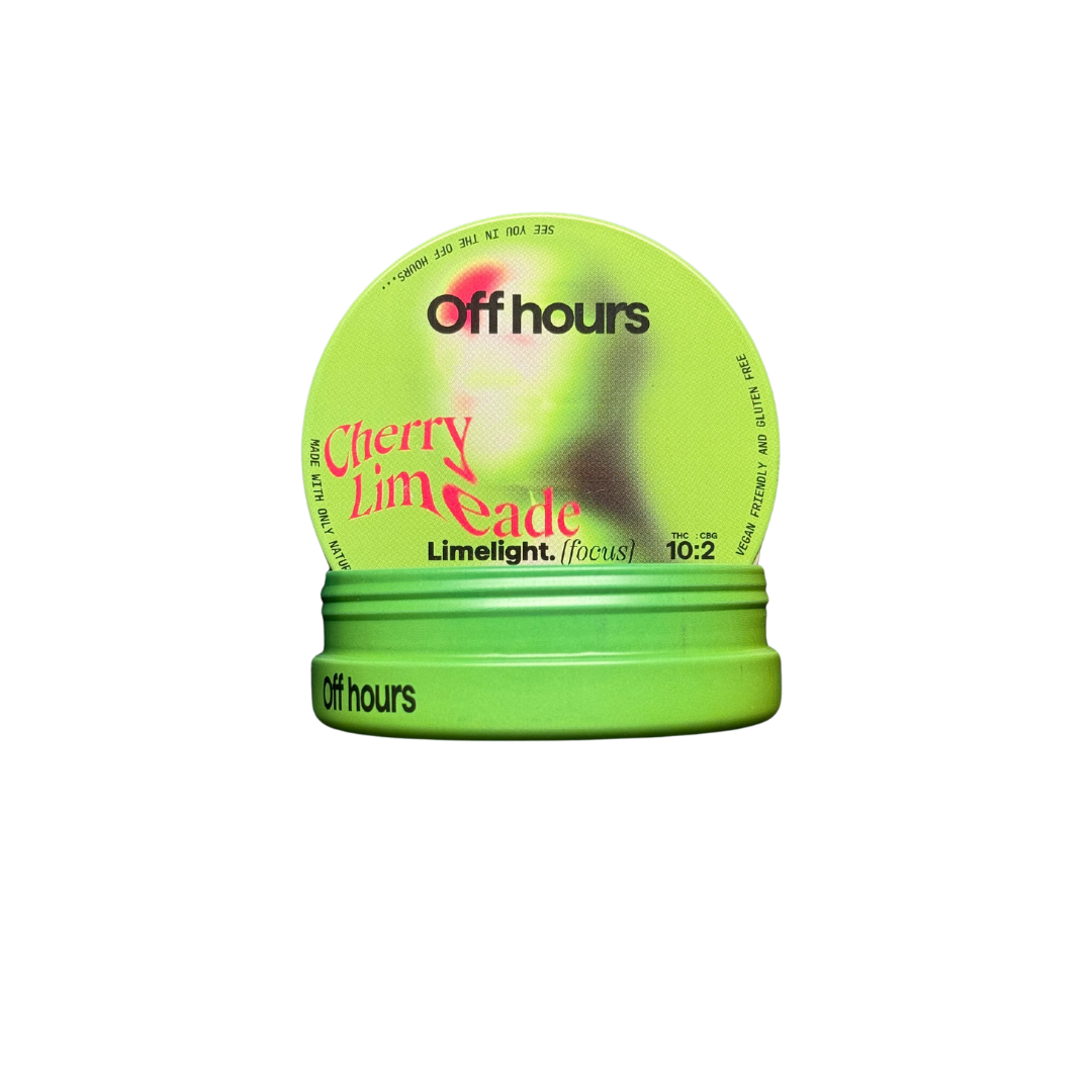 Photograph of product: Offhours Gummies Limelight 10:2 Cherry Limeade 100mg