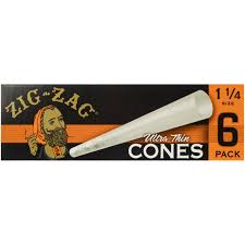 Photograph of product: Zig-Zag 1 1/4" cone 6 pk
