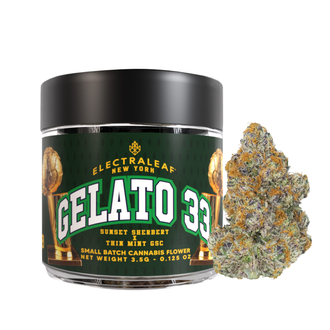 Photograph of product: Electraleaf | Gelato 33 | Flower | 3.5g
