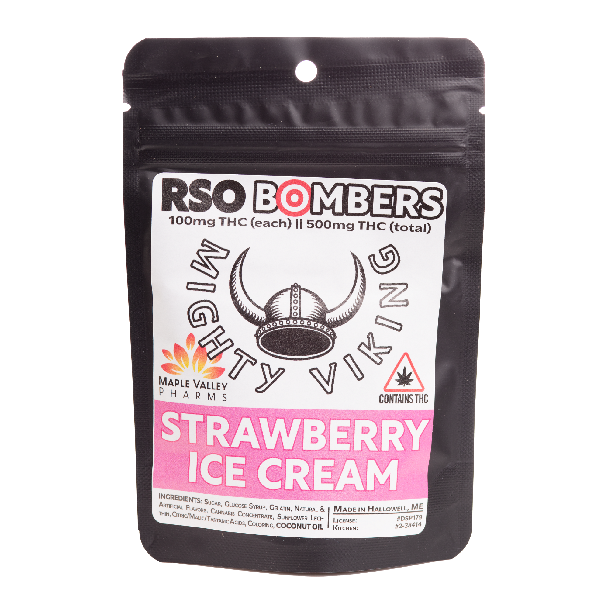 Photograph of product: RSO Strawberry Ice Cream Bomber