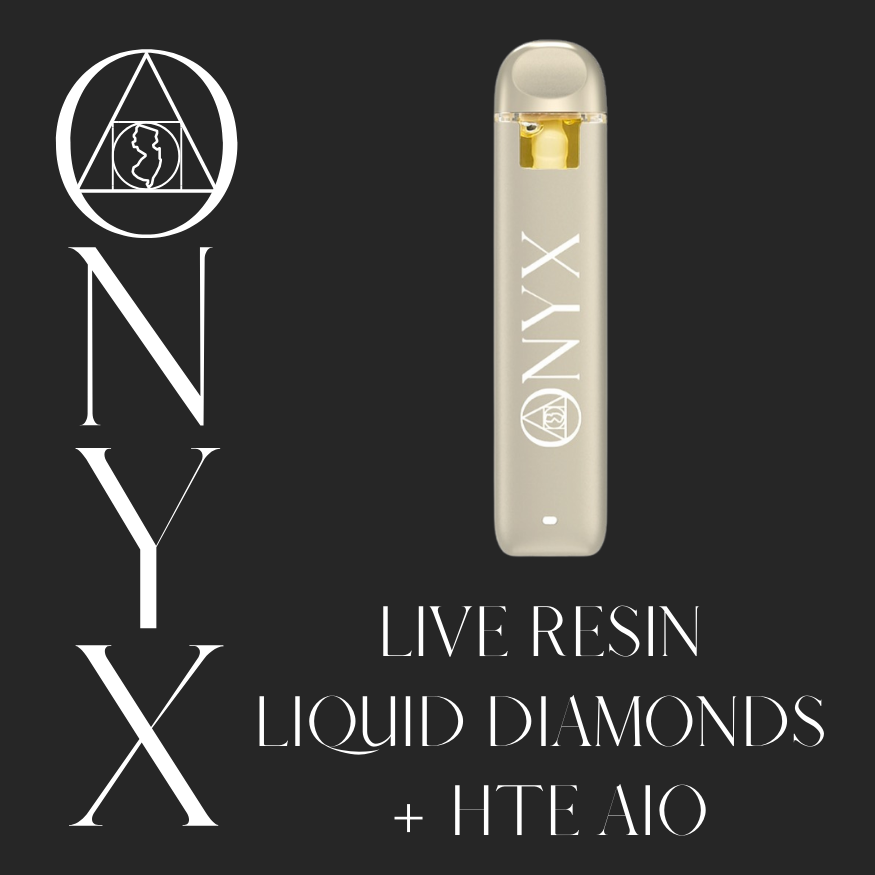 Photograph of product: Onyx | Gelato A (H) Live Resin Liquid Diamonds + HTE Vape Cart | .5g