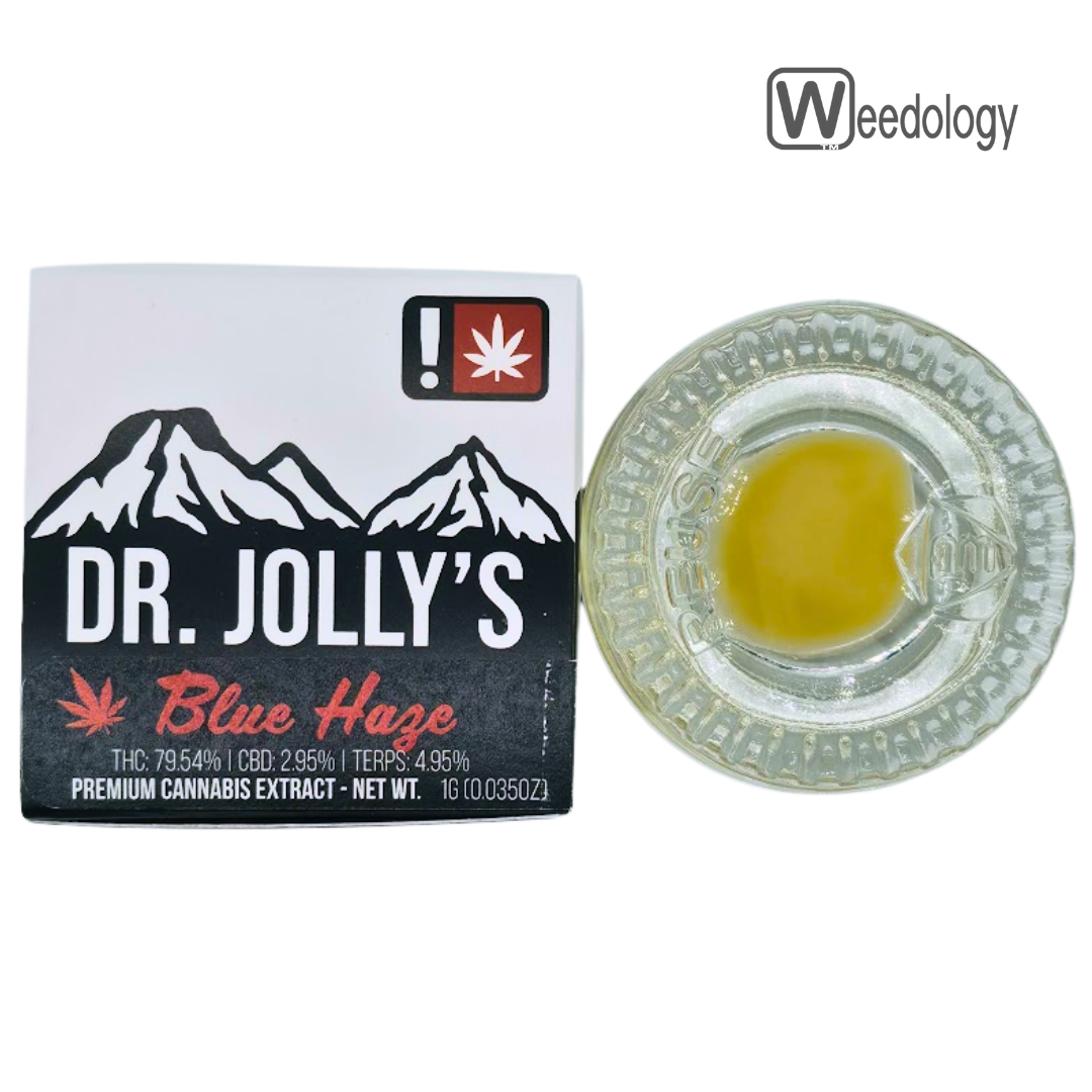 Photograph of product: Dr Jollys 1g BLUE HAZE Sugar Wax