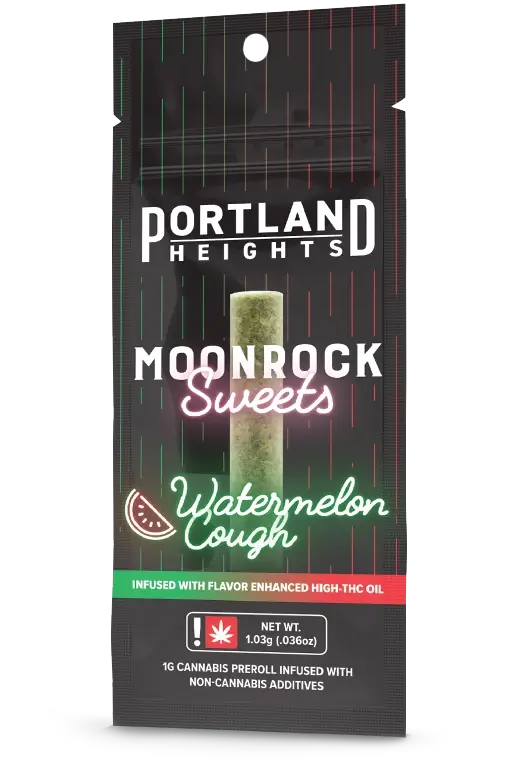 Photograph of product: Portland Heights 1.03g CITRUS POISON Moonrock Sweets Slims Infused Pre-Roll