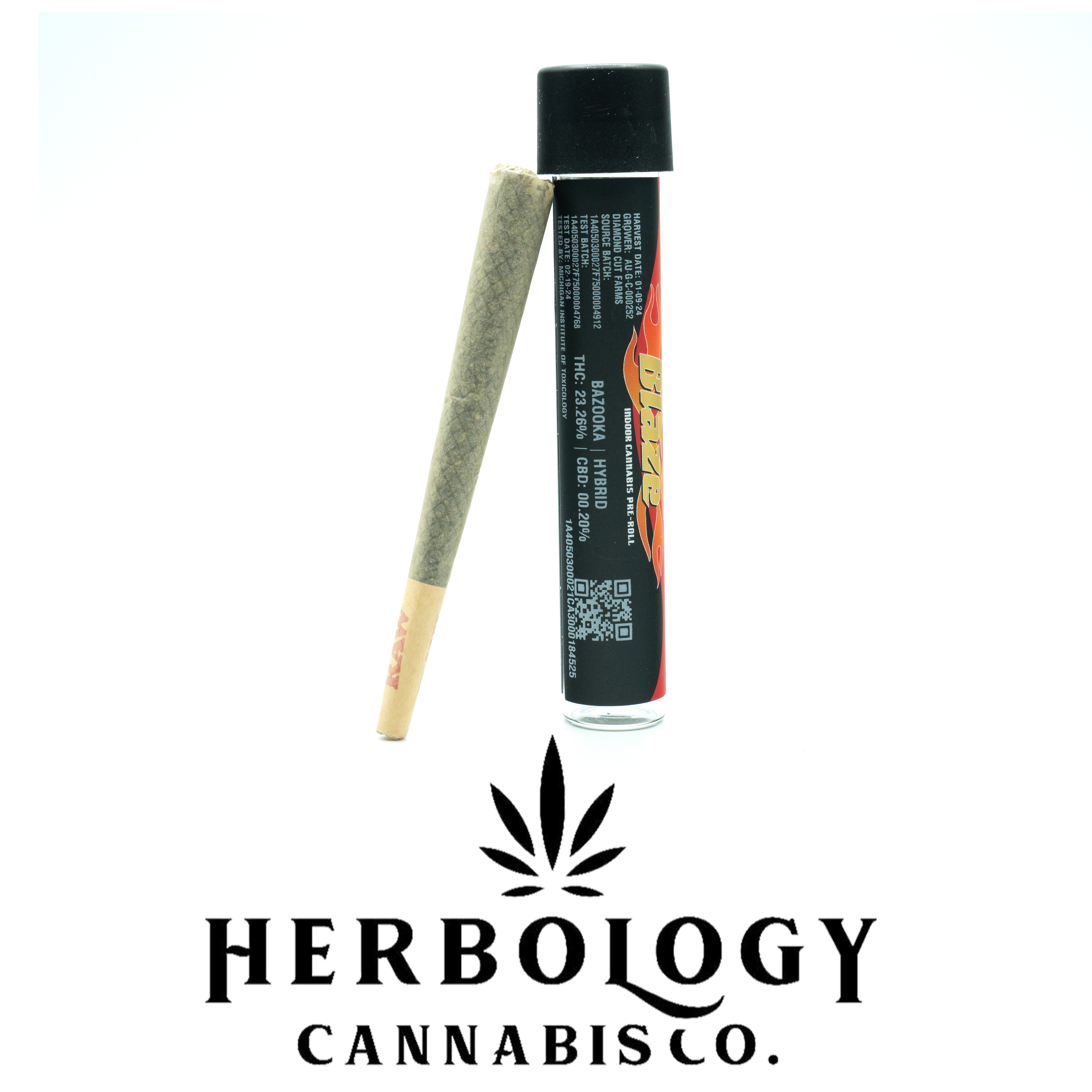Photograph of product: Cali-Blaze | Pre-Roll | Mint Cream Cakes | 1g