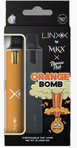 Photograph of product: MKX: Linxx x Pressure Pack Orange Bomb 1G Disposable