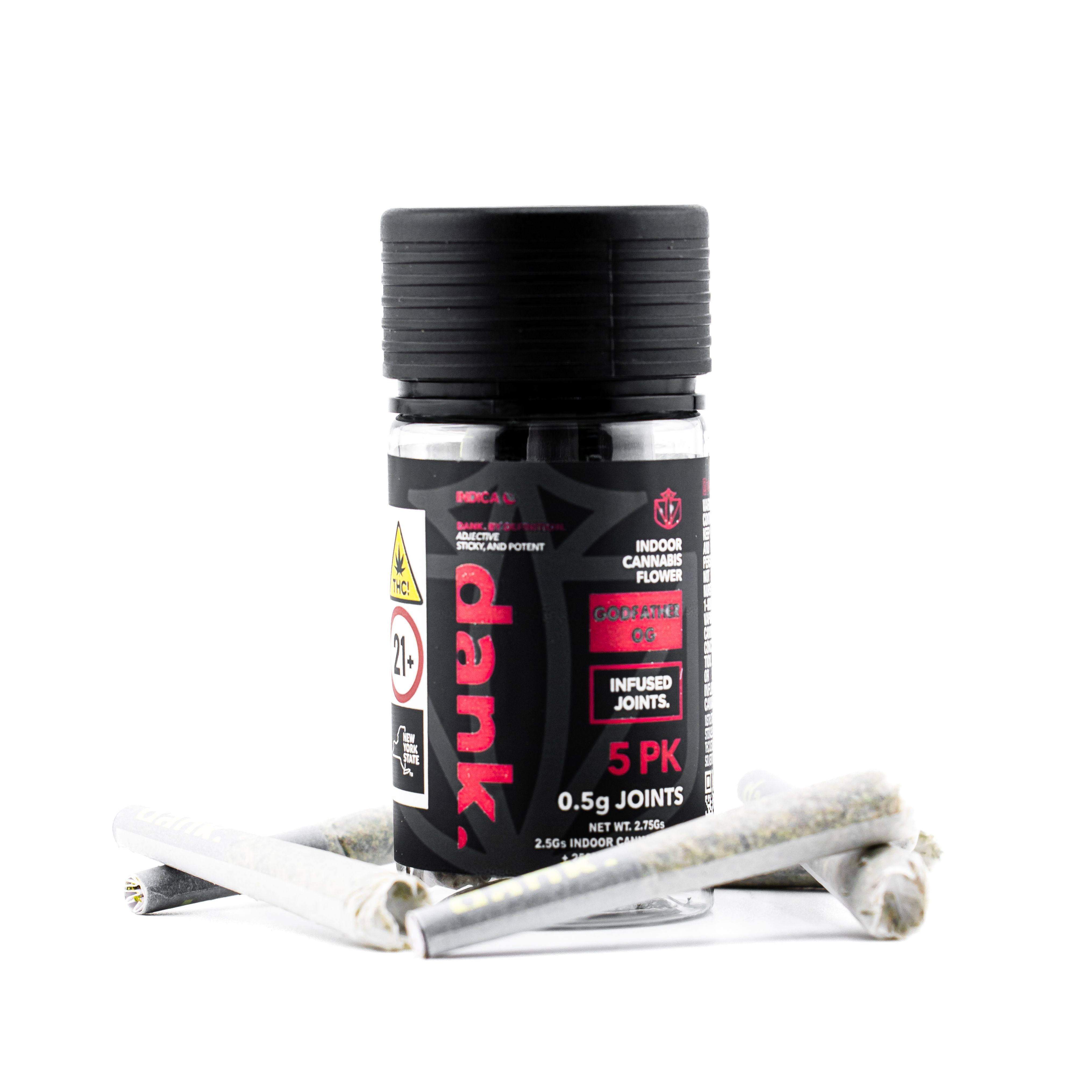 Photograph of product: Godfather OG Infused Pre Roll | 5 Pack